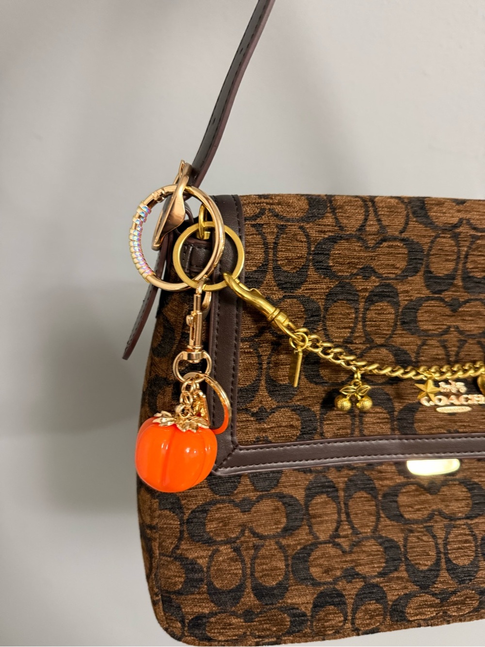 Orange Pumpkin Charm